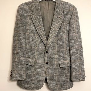 Vintage HARRIS TWEED Pure Scottish Wool Jacket Blazer
